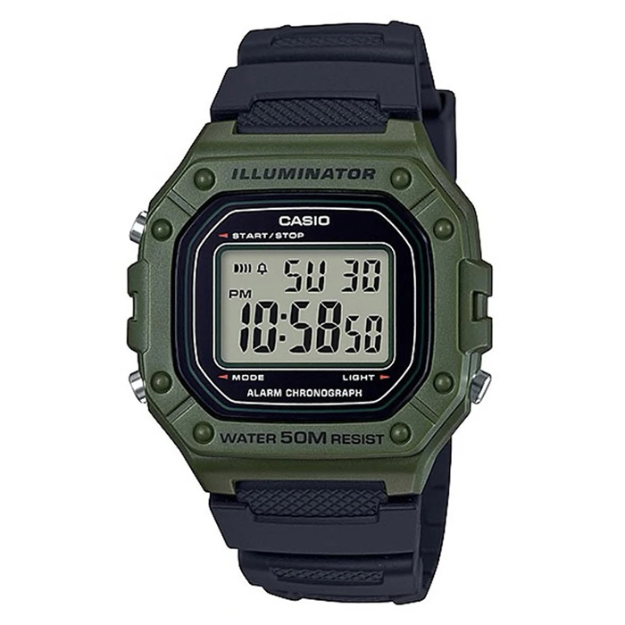 ساعت مردانه کاسیو مدل CASIO W-218H-3AVDF