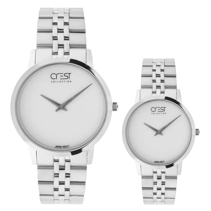 ساعت ست  زنانه مردانه کرست مدل CREST 9074-2