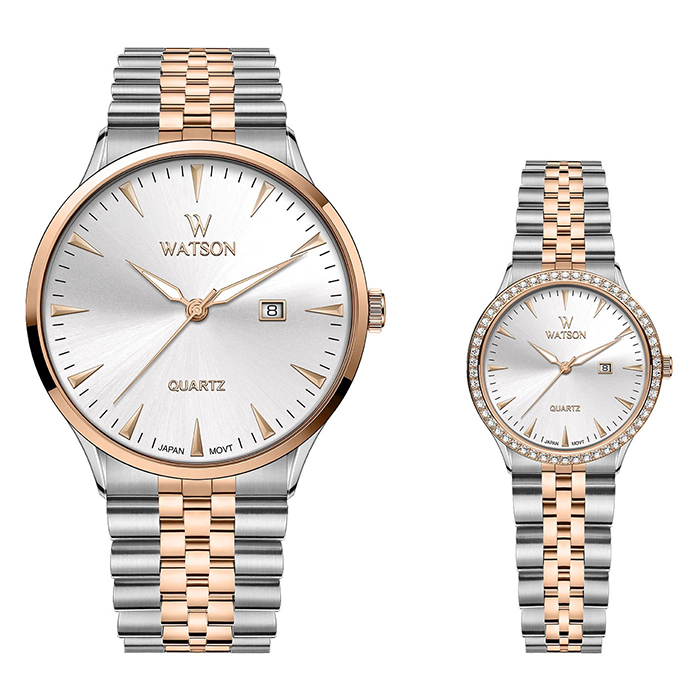 ساعت ست زنانه و مردانه واتسون مدل WATSON W1240-GL-359