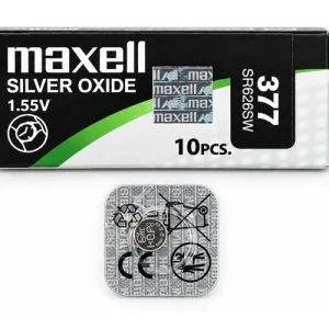 باتری سکه‌ای ساعت Maxell مدل 377 / SR626SW