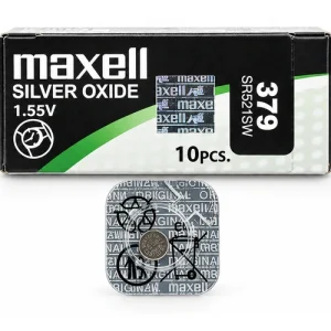 باتری سکه‌ای ساعت Maxell مدل 379 / SR521SW