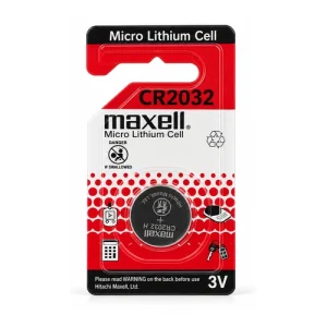 باتری سکه‌ای لیتیومی Maxell مدل CR2032
