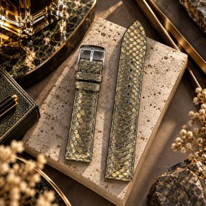بند ساعت چرمی پی جی مدل PG18MM(سایز18)