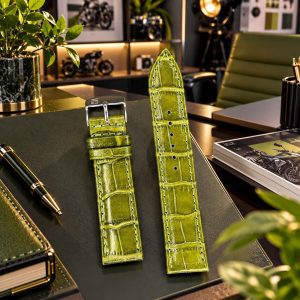 بند ساعت چرمی پی جی مدل PG20MM(سایز20)