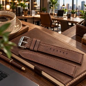 بند ساعت چرمی پی جی مدل PG20MM(سایز20)