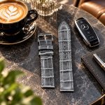 بند ساعت چرمی پی جی مدل PG22MM(سایز22)