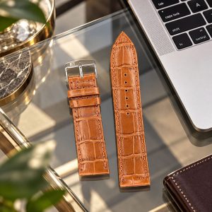 بند ساعت چرمی پی جی مدل PG22MM(سایز22)