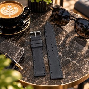 بند ساعت چرمی پی جی مدل PG22MM(سایز22)