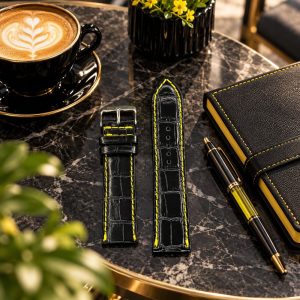 بند ساعت چرمی پی جی مدل PG22MM(سایز22)