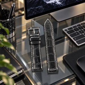 بند ساعت چرمی پی جی مدل PG22MM(سایز22)