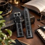 بند ساعت چرمی پی جی مدل PG22MM(سایز22)