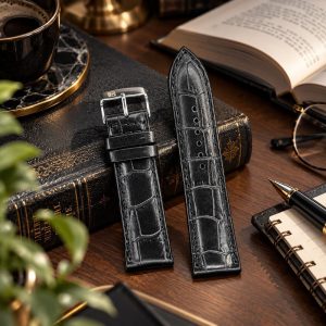 بند ساعت چرمی پی جی مدل PG22MM(سایز22)