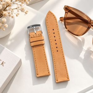 بند ساعت چرمی پی جی مدل PG24MM(سایز24)