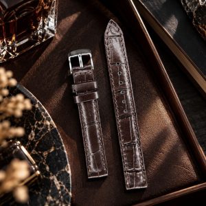 بند ساعت چرمی پی جی مدل PG12MM(سایز12)