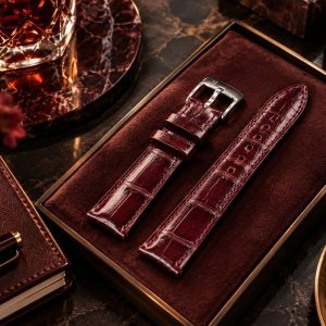 بند ساعت چرمی پی جی مدل PG14MM(سایز14)