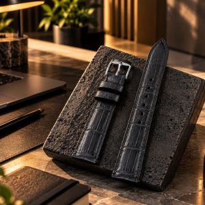بند ساعت چرمی پی جی مدل PG14MM(سایز14)