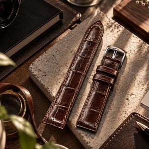 بند ساعت چرمی پی جی مدل PG14MM(سایز14)