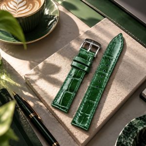 بند ساعت چرمی پی جی مدل PG14MM(سایز14)