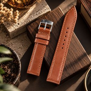 بند ساعت چرمی پی جی مدل PG16MM(سایز16)