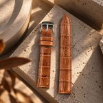 بند ساعت چرمی پی جی مدل PG16MM(سایز16)
