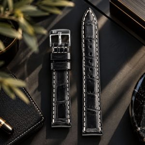 بند ساعت چرمی پی جی مدل PG16MM(سایز16)