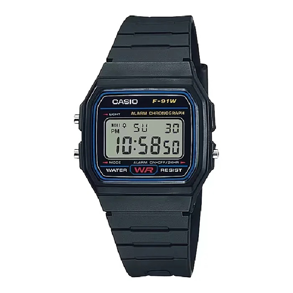 ساعت کاسیو مدل CASIO F-91W-1DG